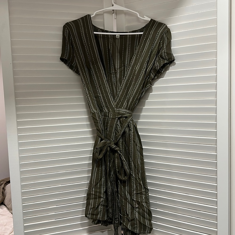Green Wrap Dress